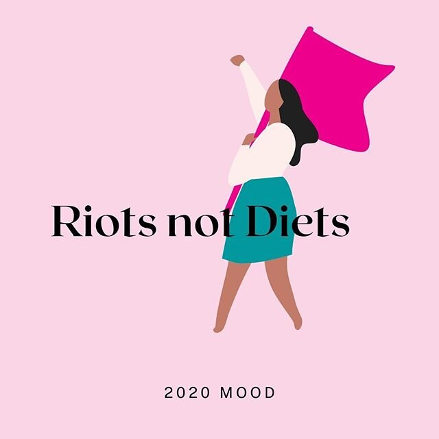 Our forever mood but especially in 2020. ✌🏽 Can&rsquo;t fight systemic racism on an empty stomach folx. 💕