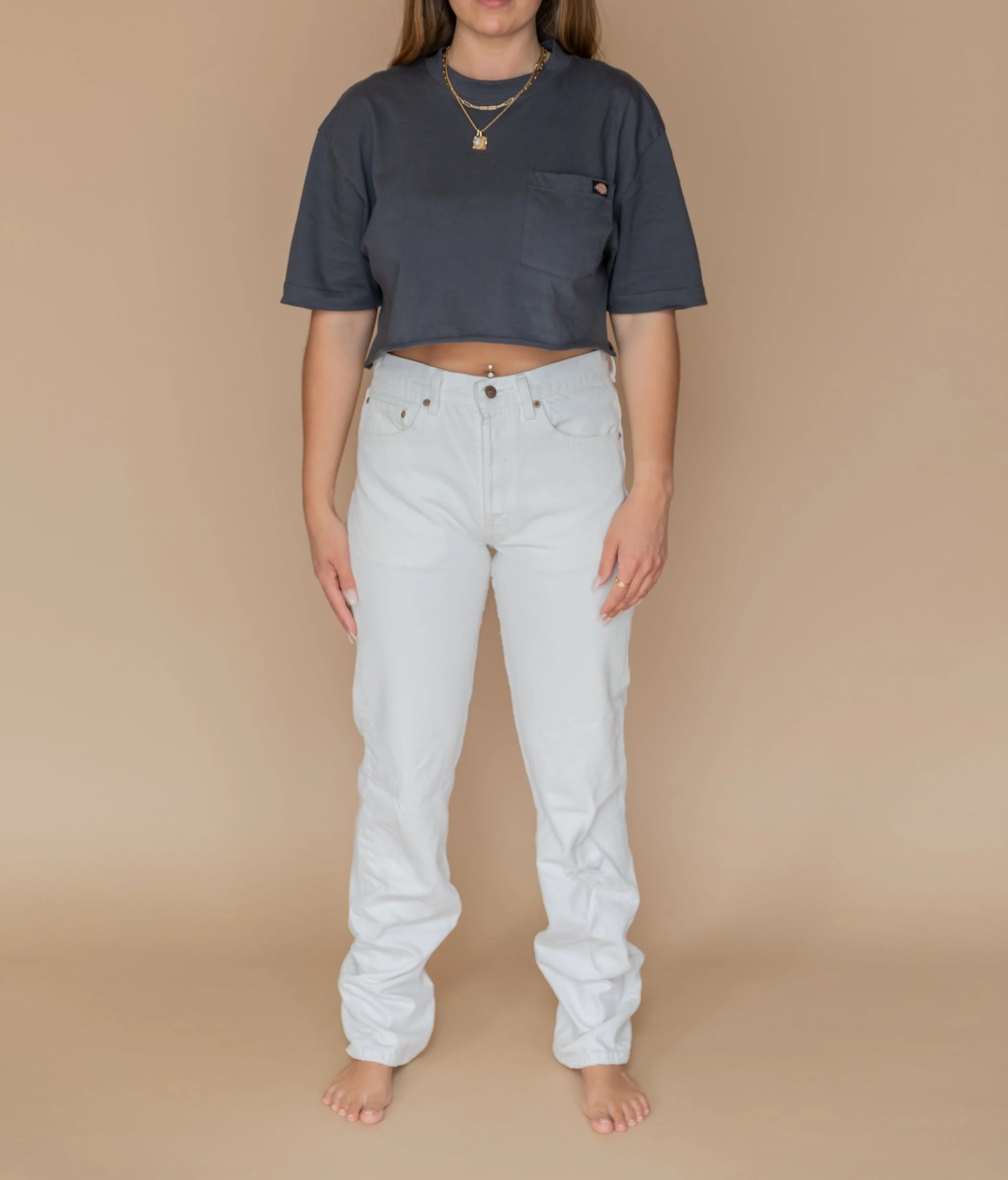 White Wash Custom Jeans — Custom Jeans 