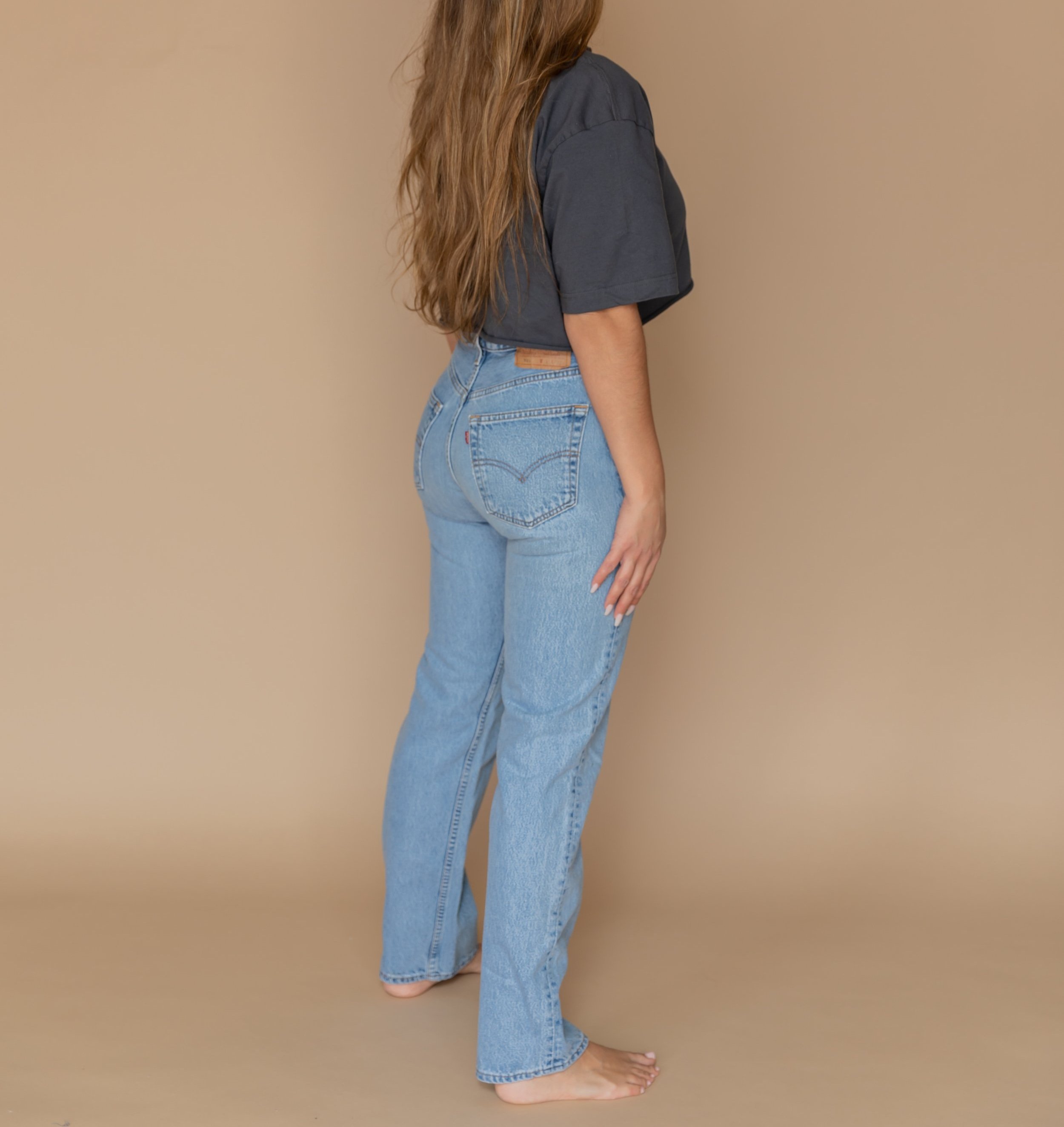 Light/Med Wash Custom Jeans — Custom 