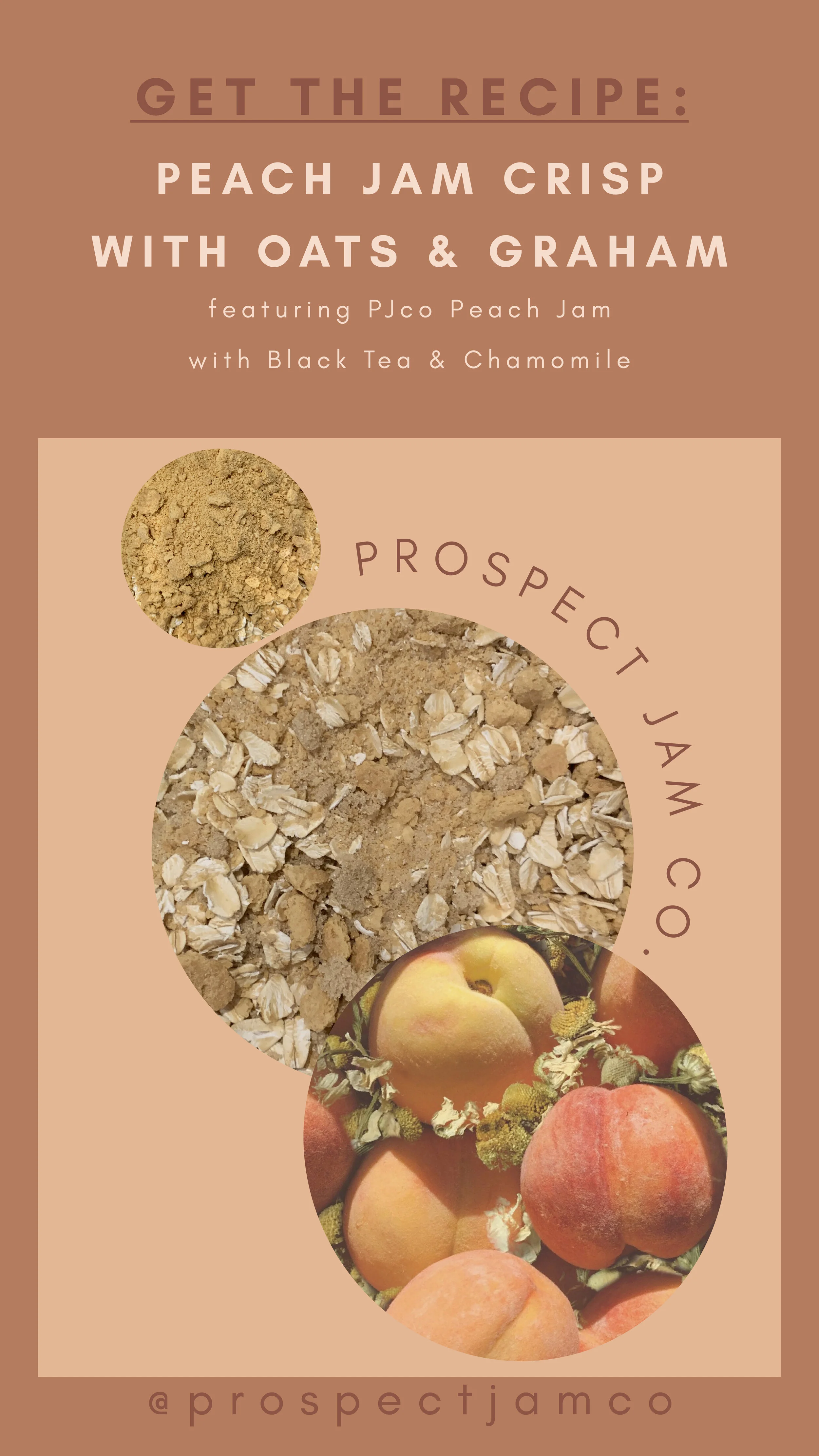 PJco Peach Jam Crisp with Oats &amp; Salted Graham