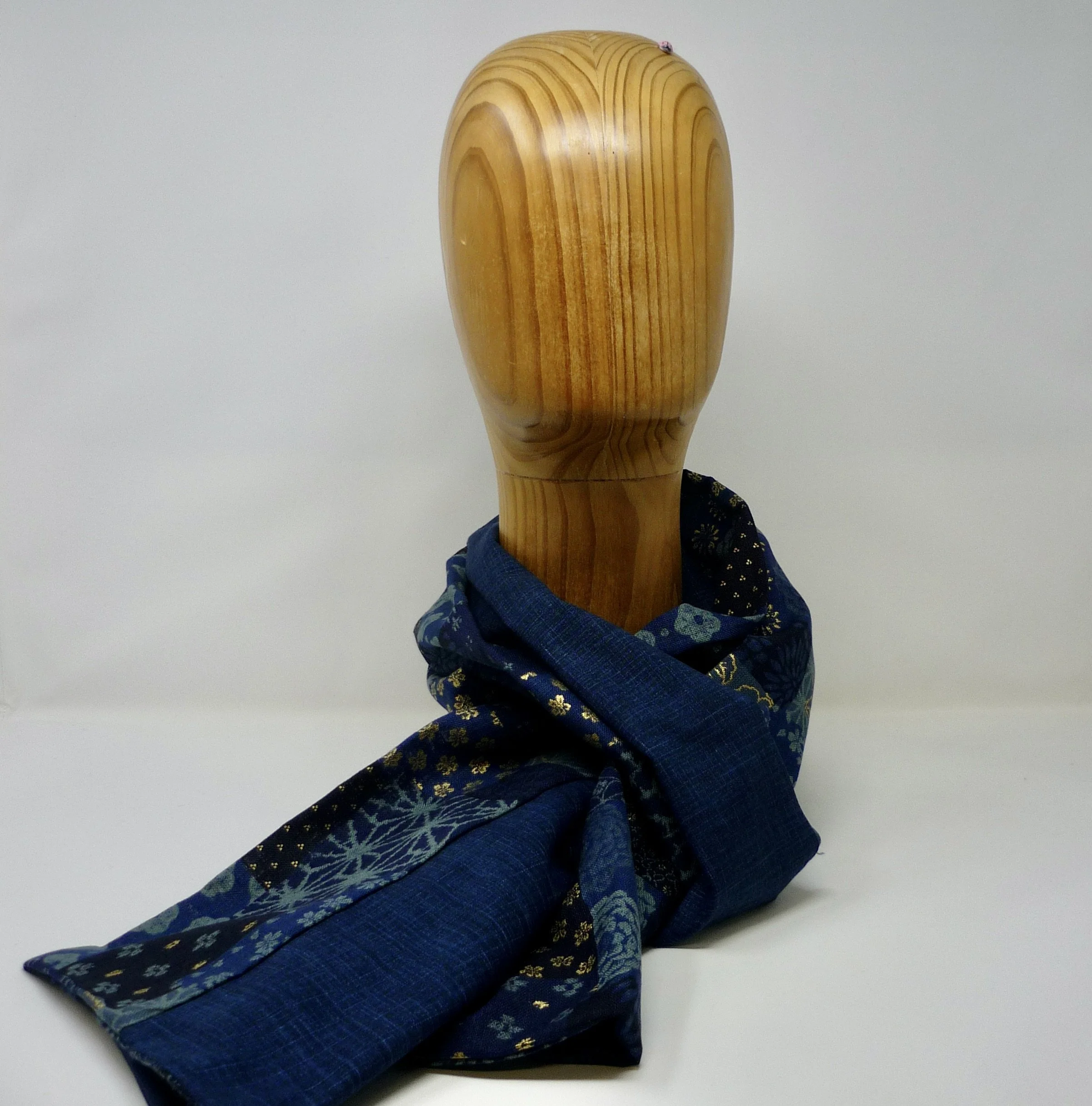 Nouveauté Echarpe Bleu/patch