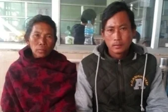 Kanchi Nagarkoti Kanchi Nagarkoti (51 yrs.) with her son. Kanchi married when she was 16. She gave birth to four children. Kanchi found out that she had prolapse when she was 46.