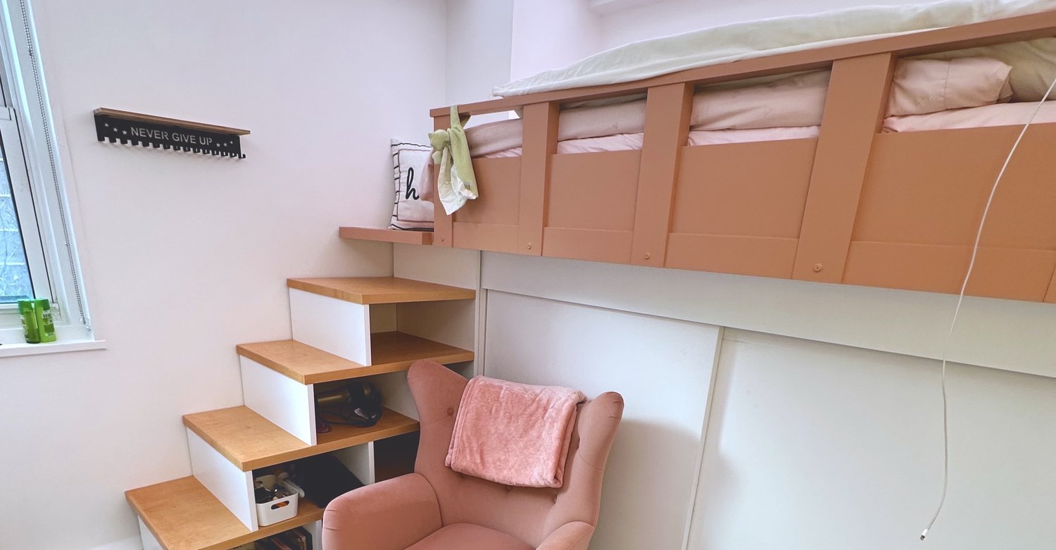 Eva's loft finished