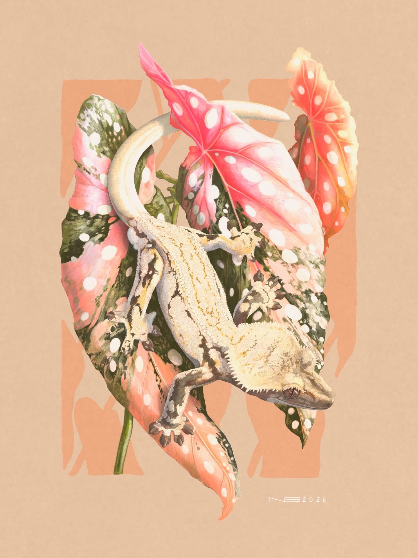 Variegation I (2025) - Illustrated with Procreate 