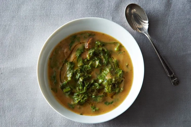 Portuguese Soup with Cauliflower , Chris Hagan via Food52