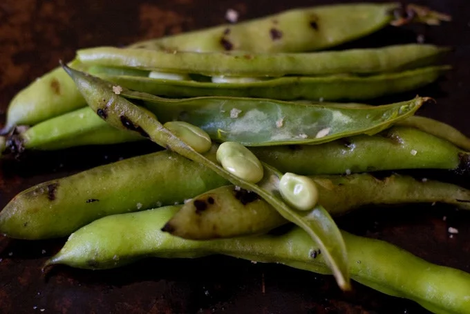 Grilled Fava Beans , 101 Cookbooks
