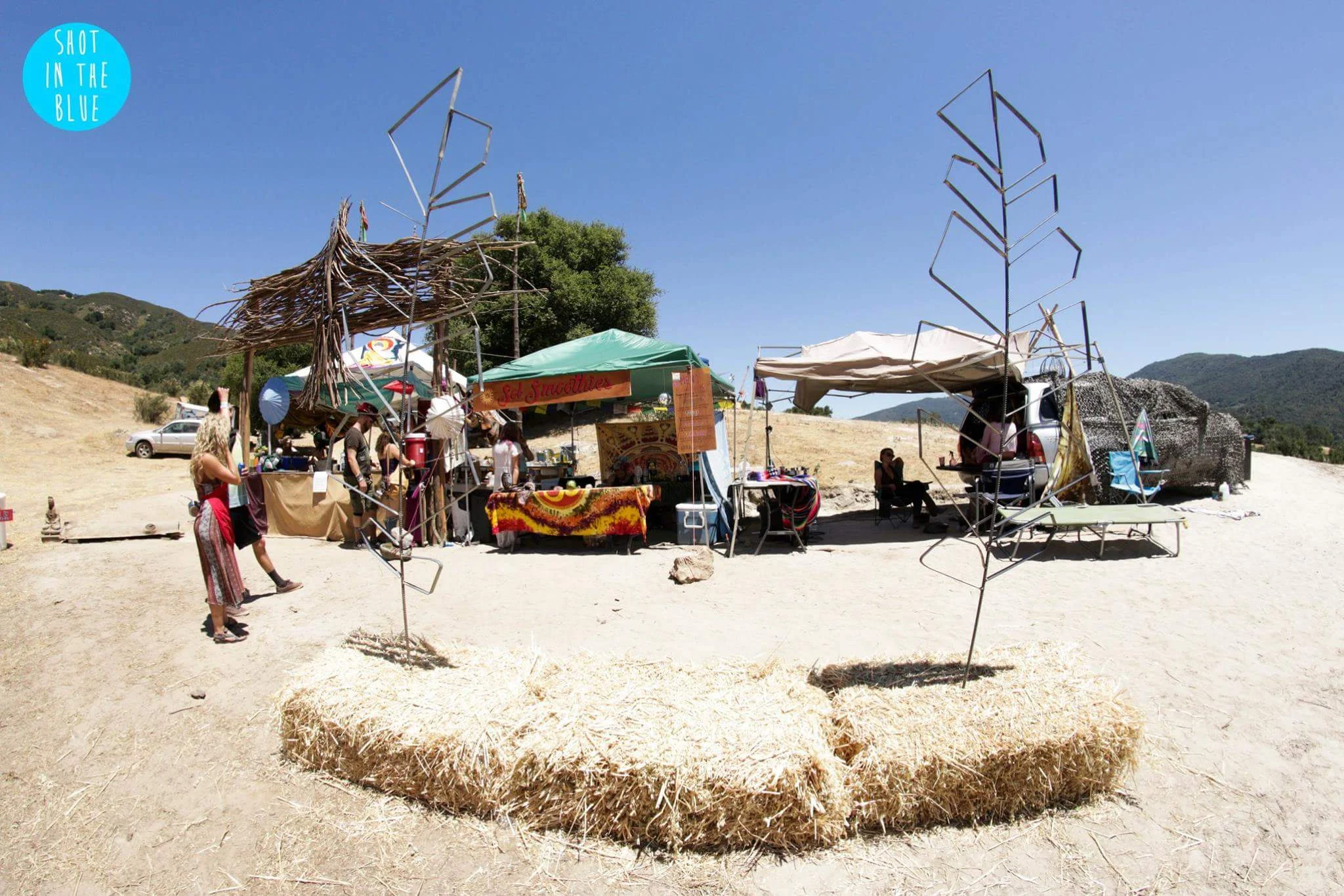  "Two Feathers: in Honor of Dirt Boy" 2'x6' Rebar and Steel Scultpture 