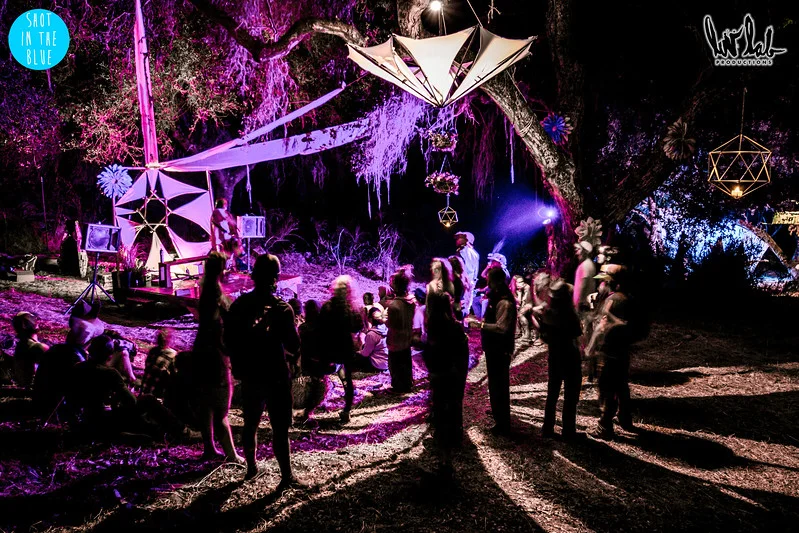  Nook Stage. Created from recycled and natural materials. 