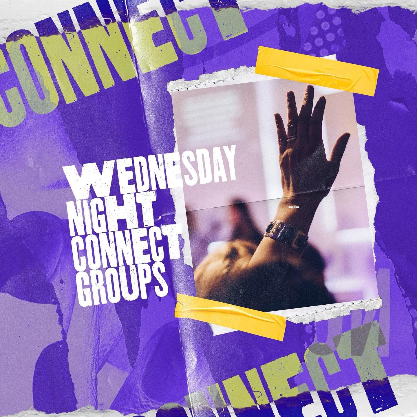 Join us TOMORROW night at 7pm for Cause Kids, The Effect YTH, or one of our Wednesday night connect groups!
