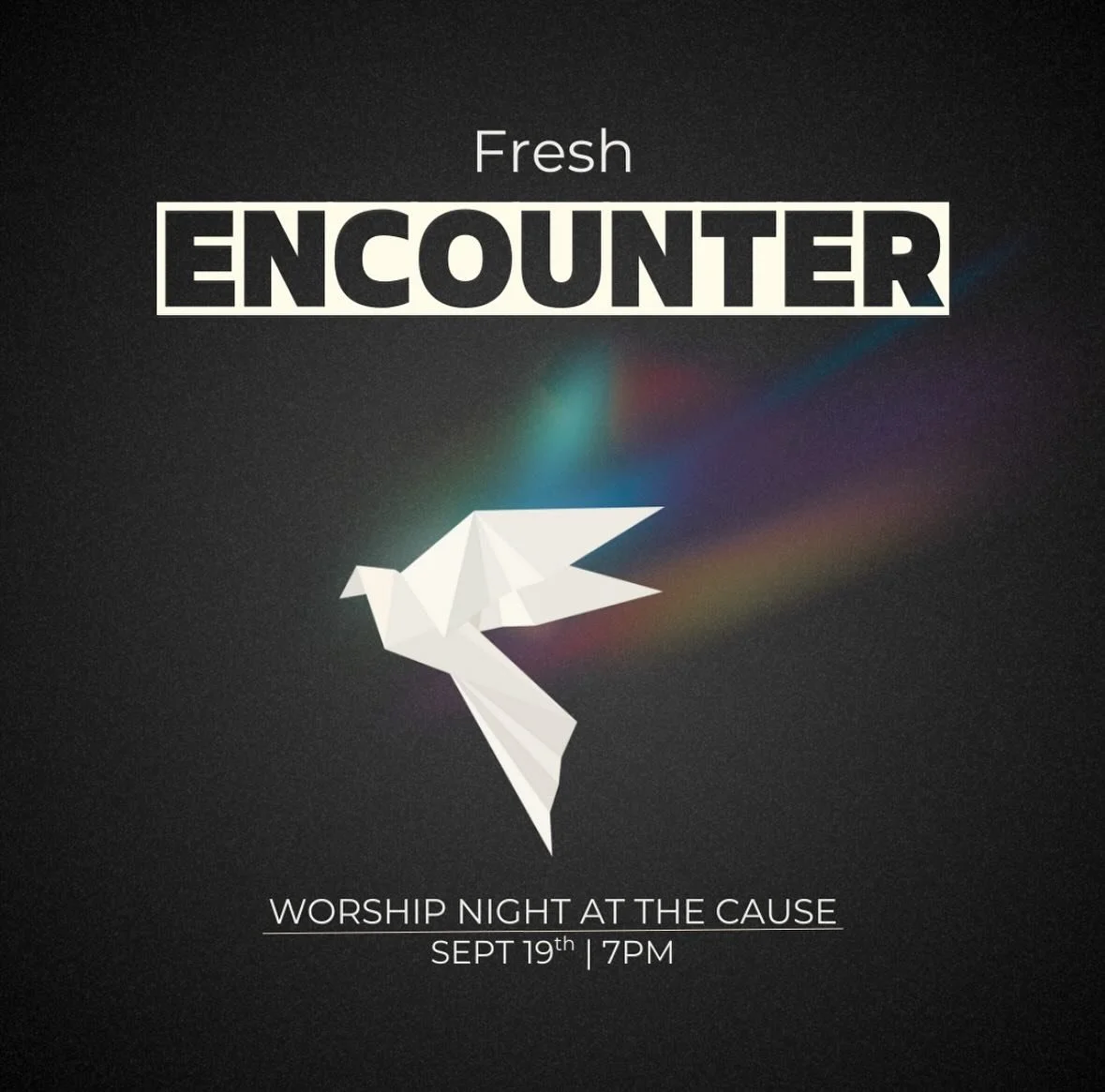 🎉TOMORROW NIGHT! 🎉
 
What you need to do:
☑️Share this post📱
☑️Invite someone 👫
☑️Come out at 7pm 🙌
☑️Have your child go to Cause Kids🥳
☑️Prepare your heart for a Fresh Encounter with Jesus 💜
☑️Be ready to enjoy a sweet treat with the communit