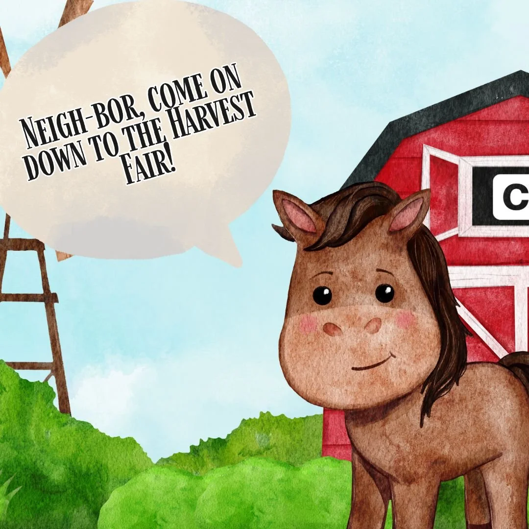 Have you invited your NEIGHHH-BOR? 🐴
2 days away from our Harvest Fair 2025! 🥳