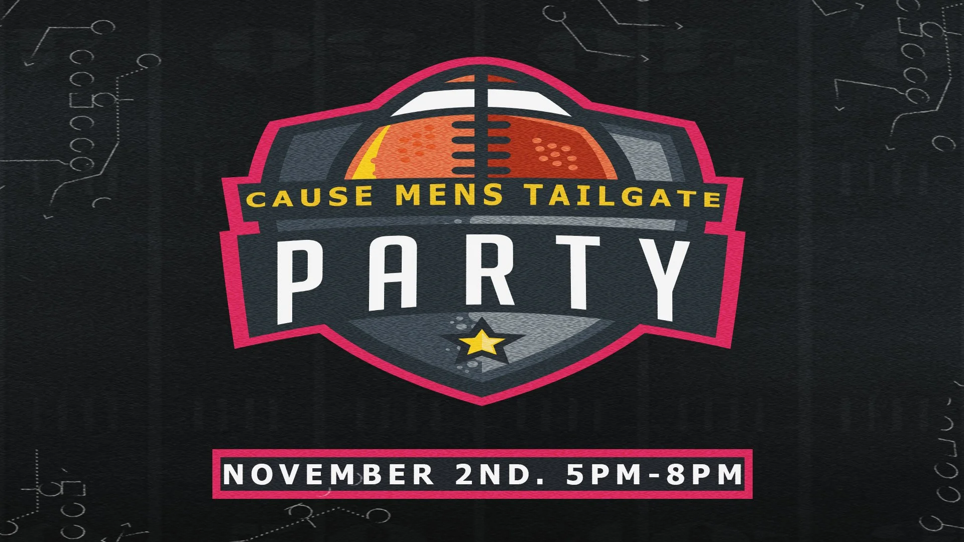 🔥IT'S GAME TIME... Cause Men&rsquo;s Tailgate Night is almost here! 🏈🍔

💪Men, get off the sidelines, join the huddle and get ready for some competition with our cornhole tournament &amp; our football toss! 🙌

📣DON'T FORGET! Bring a chair and a 