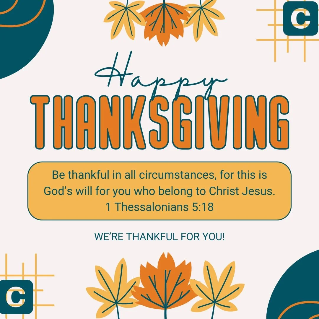 Happy Thanksgiving, Cause Family! 🧡🦃
Today we pause to thank God for His goodness, His faithfulness, and the incredible community He&rsquo;s placed around us. 

May your day be filled with joy, gratitude, and the people you love most.
We&rsquo;re s
