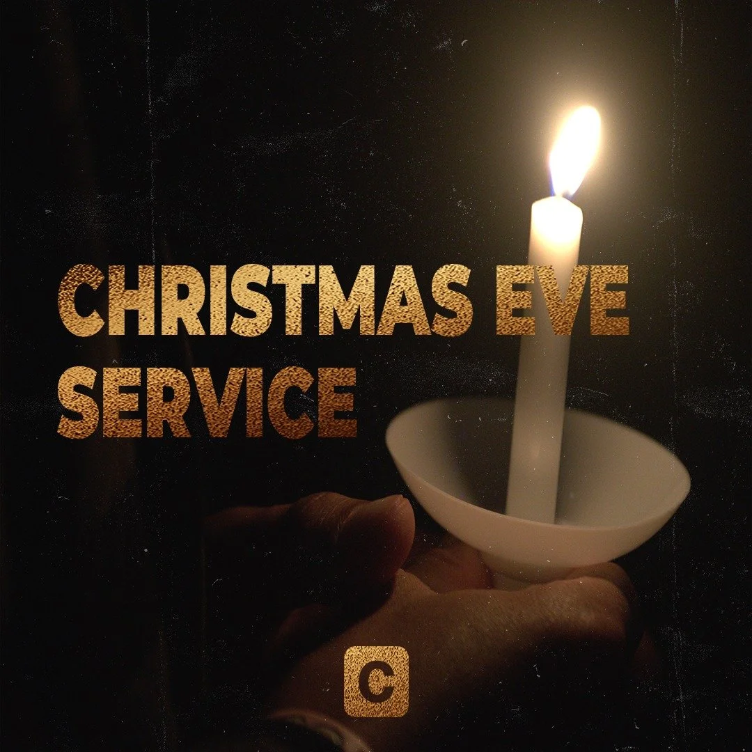 🎄✨ Christmas Eve is less than a week away! ✨🎄

Join us as we celebrate the birth of Jesus together in a special Christmas Eve Candlelight Service 🕯️🤍
Enjoy hot cocoa before service ☕, stop by our photo booth 📸, and make lasting memories with fam