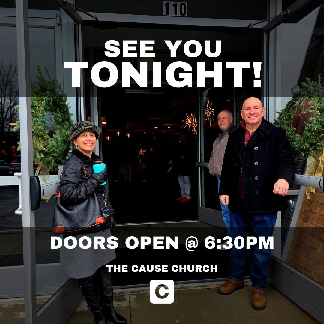 Doors are OPEN! 🎉 Wednesday Night Groups start at 7pm!

Here's what's happening tonight: 
- Cause Kids 
- The Effect YTH
- Cause Young Adults
- Prayer Connect Group (at 6:00pm) 
- Building a Christian Home 

SEE YOU SOON! 🤩