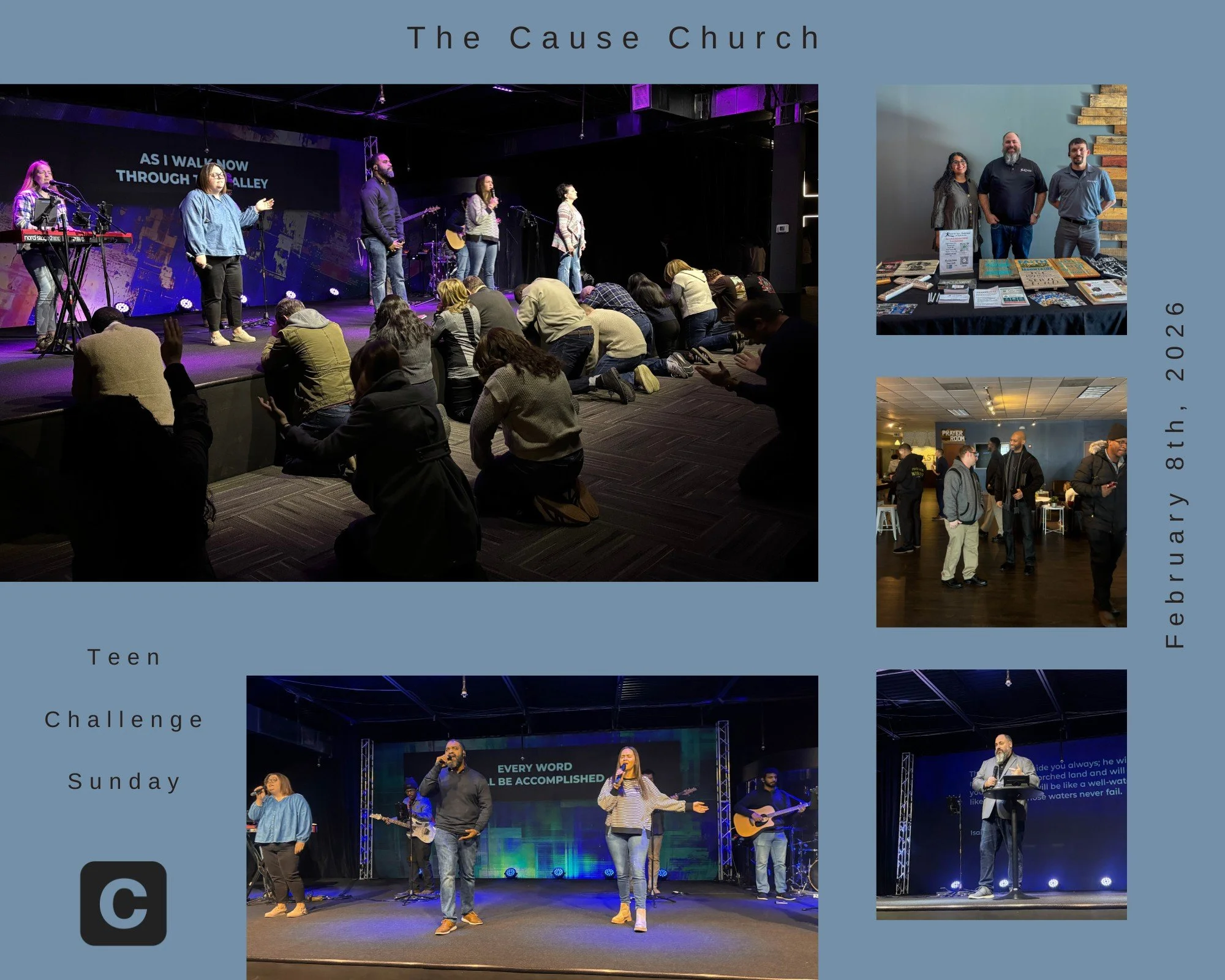 We had an incredible Sunday service thanks to Adult &amp; Teen Challenge this week! 🙌

They brought the Spirit of God with them and moved us all so much that we had to go through and reset all the tissue boxes after those testimonies 😭🧻

Huge than