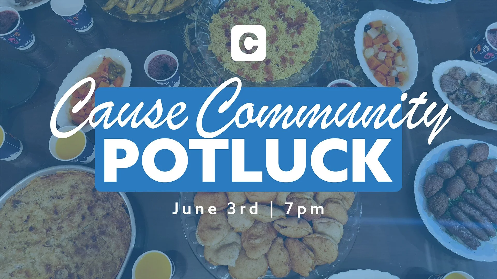 Start looking through those old family recipes because in just a couple weeks we have our Community Potluck! 🤩😋

Come on in as early as 6:30 the day of to pass of your dish and check in your kids! 🌤 

CKids will be having a pizza party! And the Ef