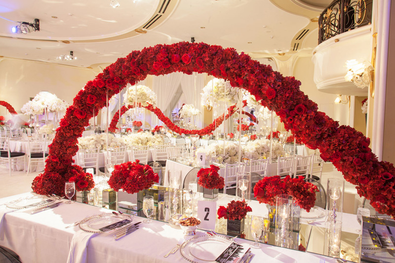 Shawna Yamamoto Floral Design | Mission Impossible Mitzvah at the Beverly Hills Hotel | Red and White _ (8).jpg