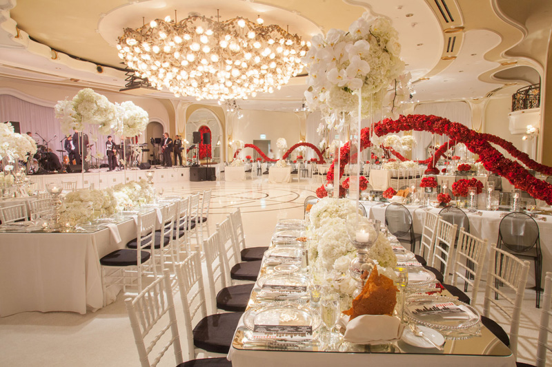 Shawna Yamamoto Floral Design | Mission Impossible Mitzvah at the Beverly Hills Hotel | Red and White _ (9).jpg