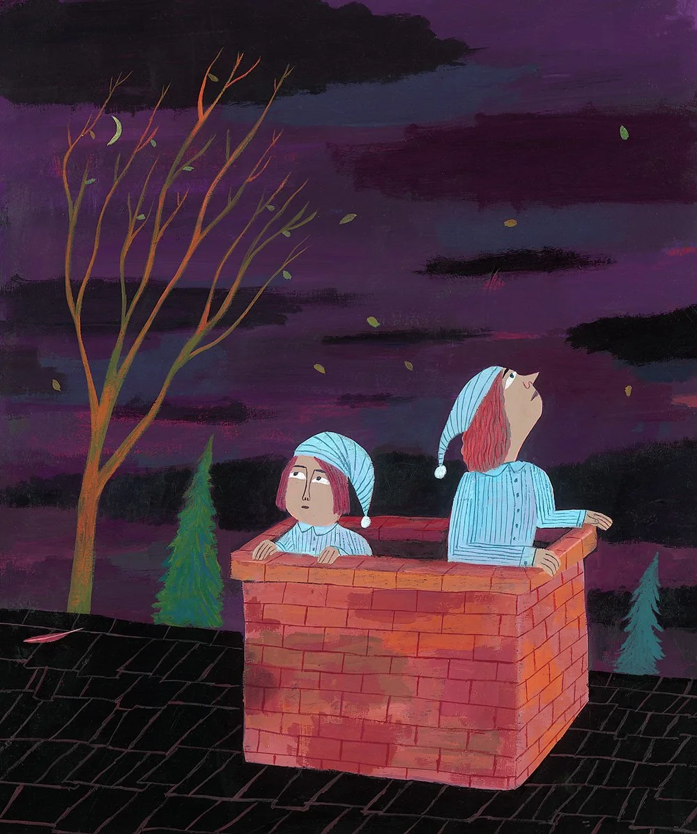 FLAMINGOS ON THE ROOF.jpg
