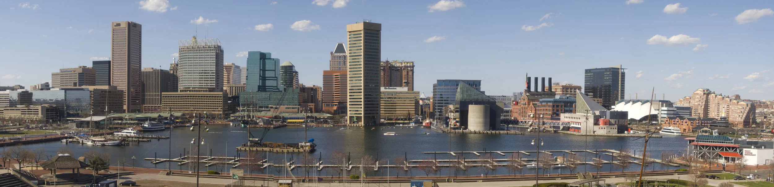 The Skyline of Baltimore's Inner Harbor