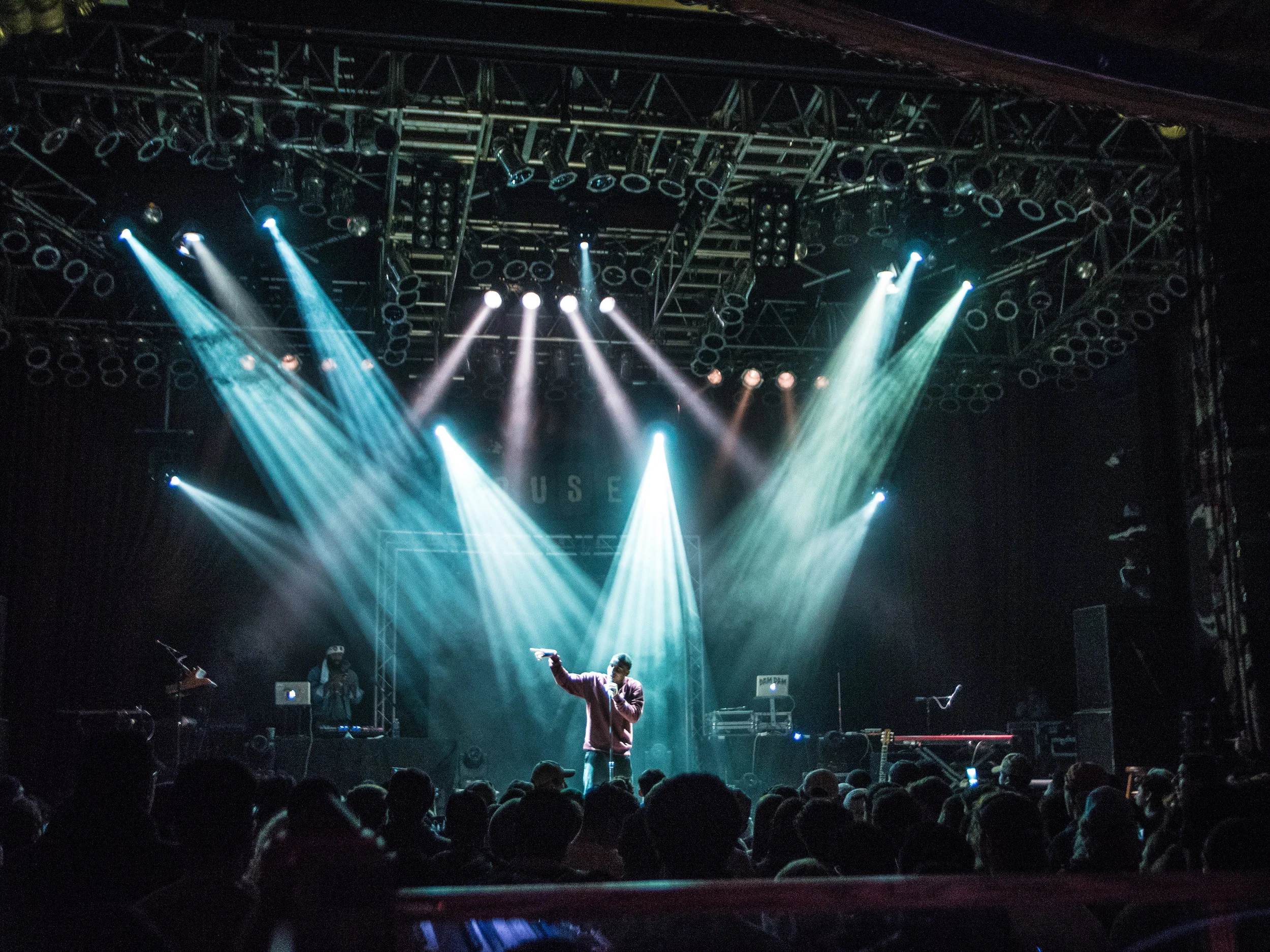 Frsh Waters performs in front of a sold out crowd at John Walt Day. Photo by: Tom Vin