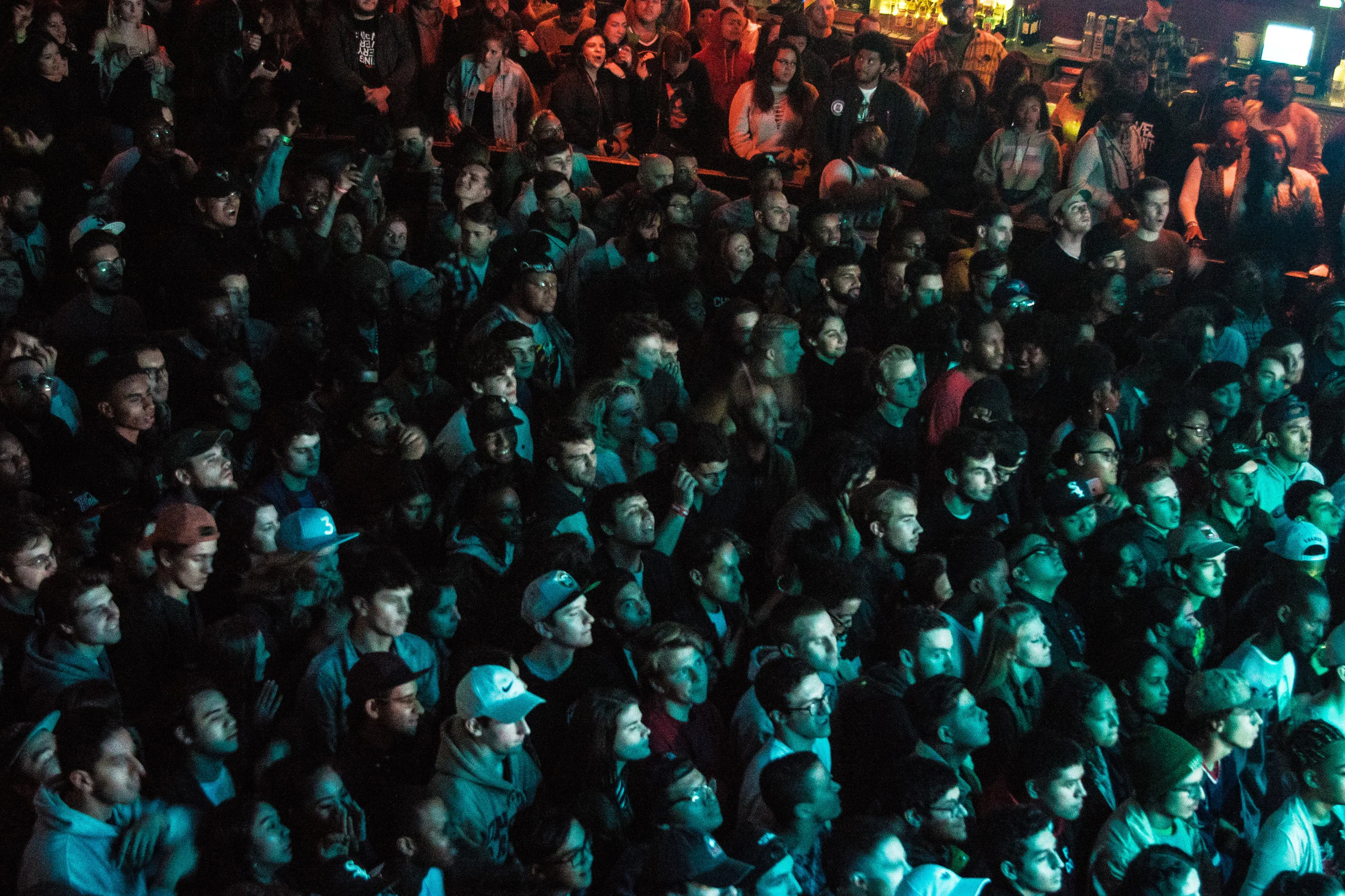 A sold out crowd at the House of Blues - Chicago. Photo by: Tom Vin