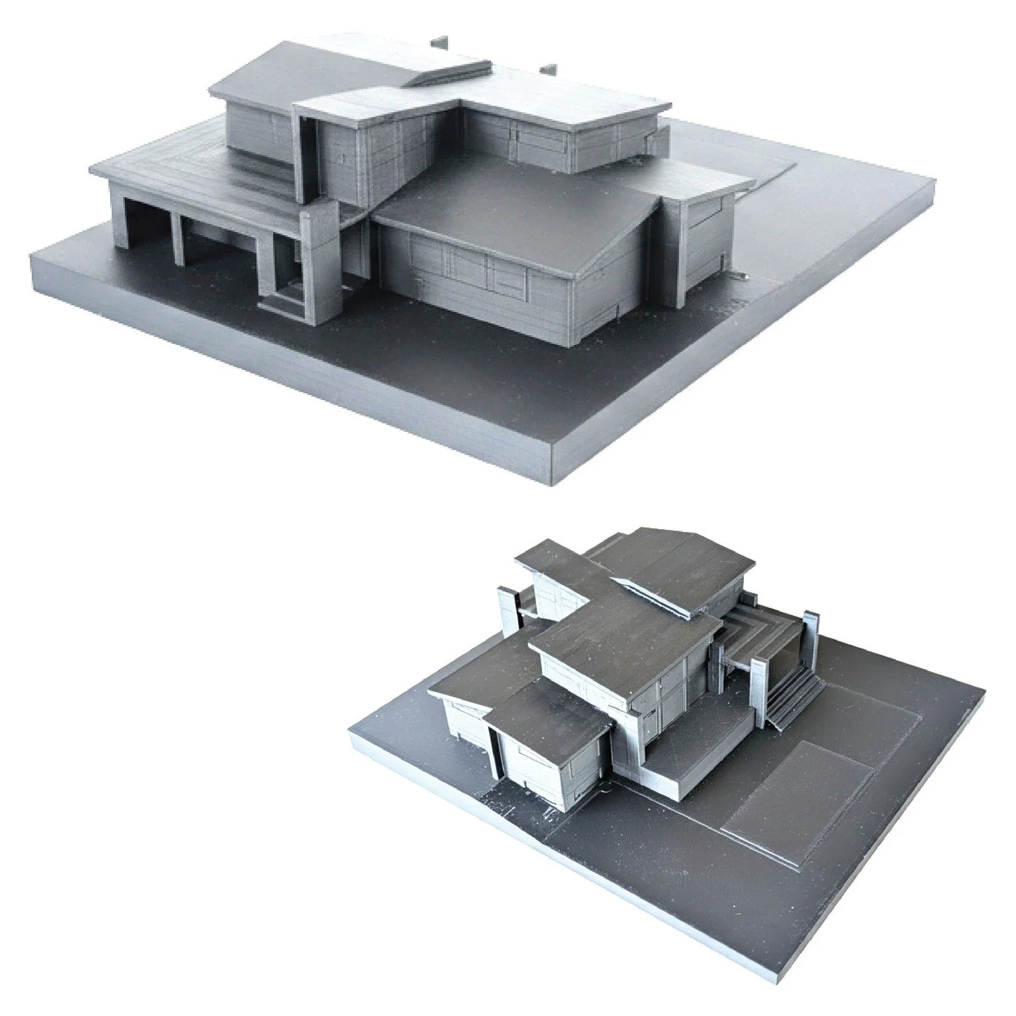 3D print of 2 storey residence with attached garage. 

@hq3dprinting @hcls_inc 

#3dprint #architecture #residence #attachedgarage #3dmodel #revit #aja #adamjodoinarchitectural #design