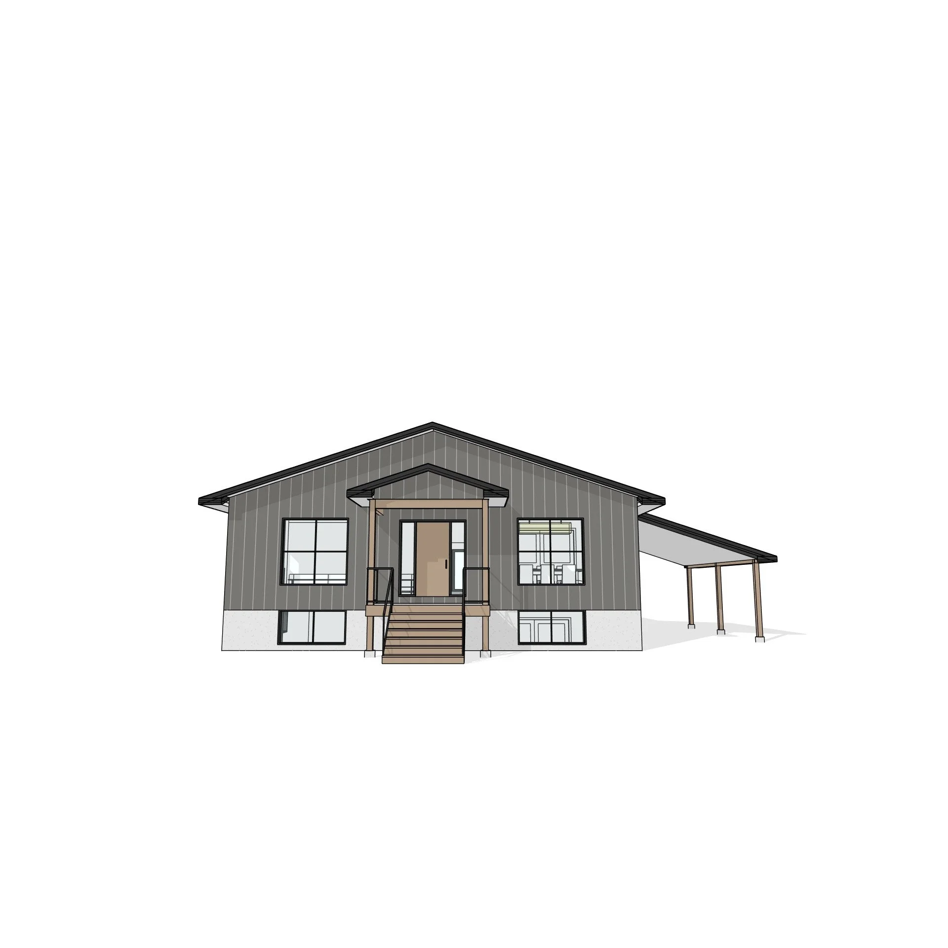 1 storey residence with carport.

#residence #carport #porch #perspective #traditional #timber #revit #architecture #aja #adamjodoinarchitectural #design