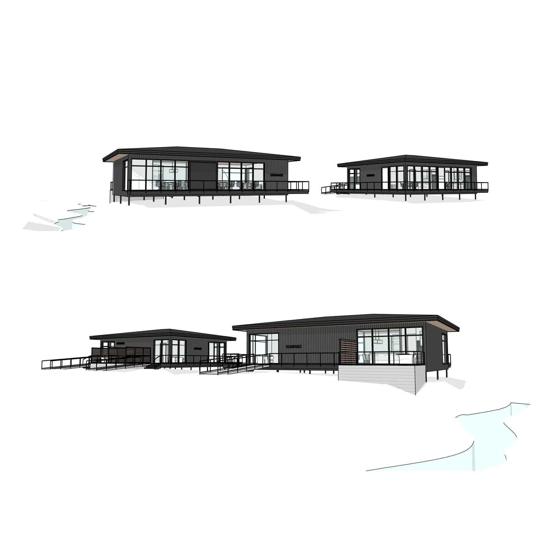 (x2) 1 Storey Office Buildings

#office #building #balcony #modern #contemporary #metal #wood #perspective #revit #architecture #aja #adamjodoinarchitectural #design