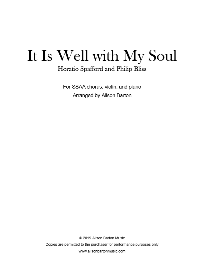 It Is Well SSAA cover page.png