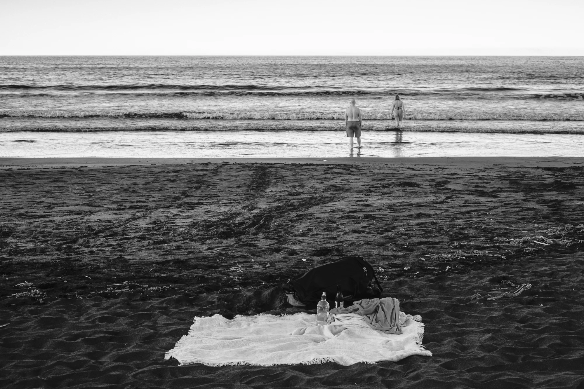 Wading Couple
