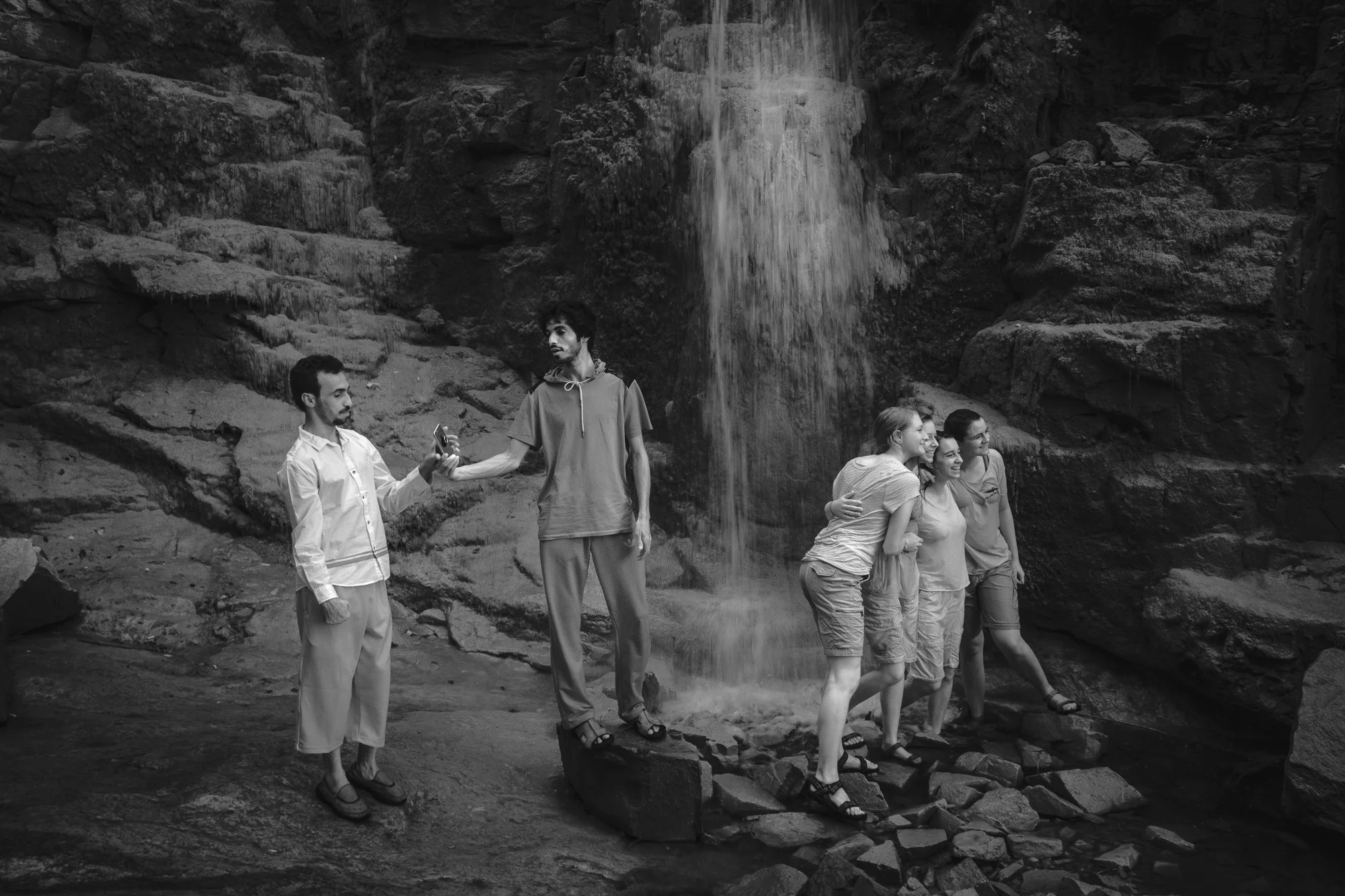 Waterfall Group Photo