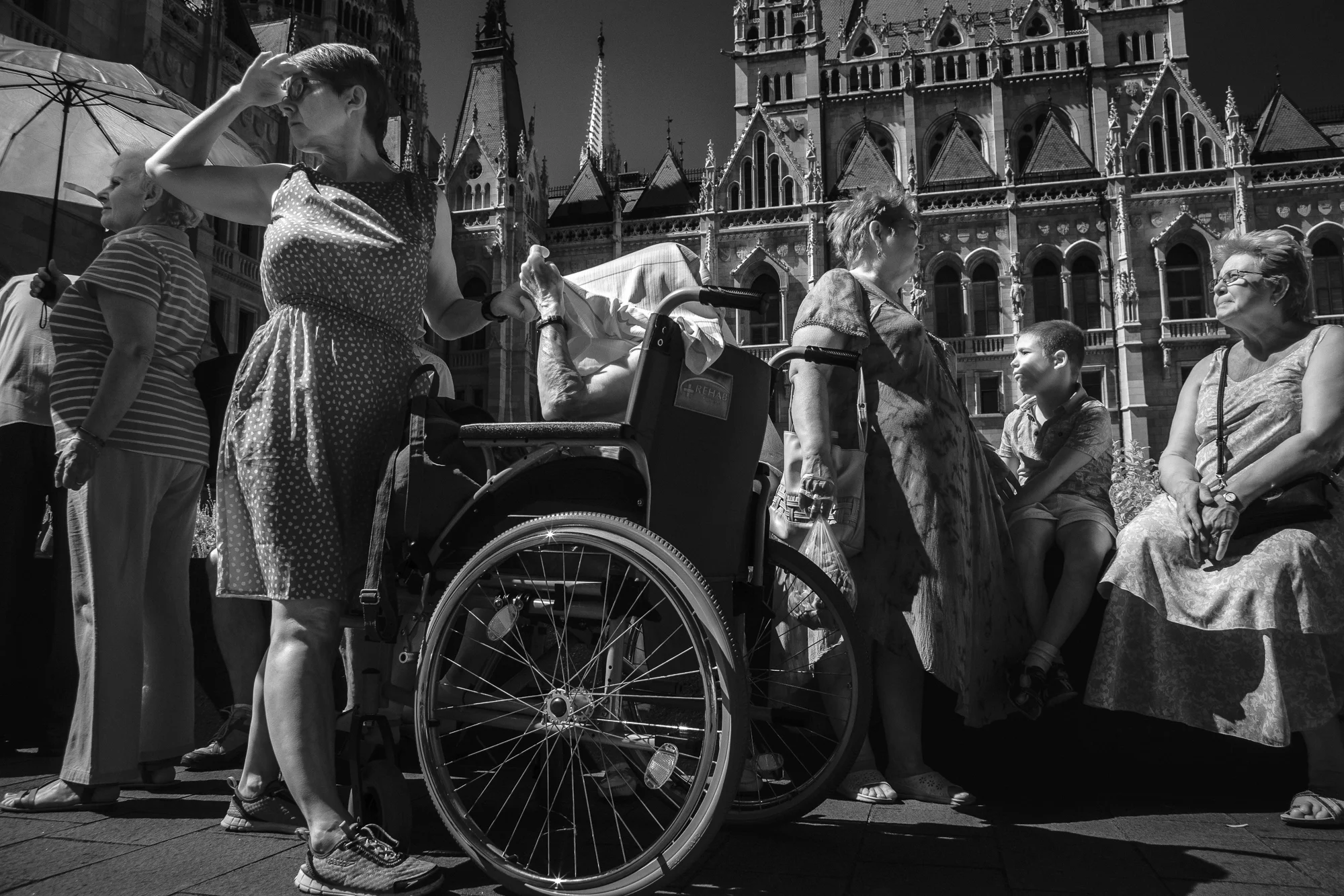 Wheelchair in Queue