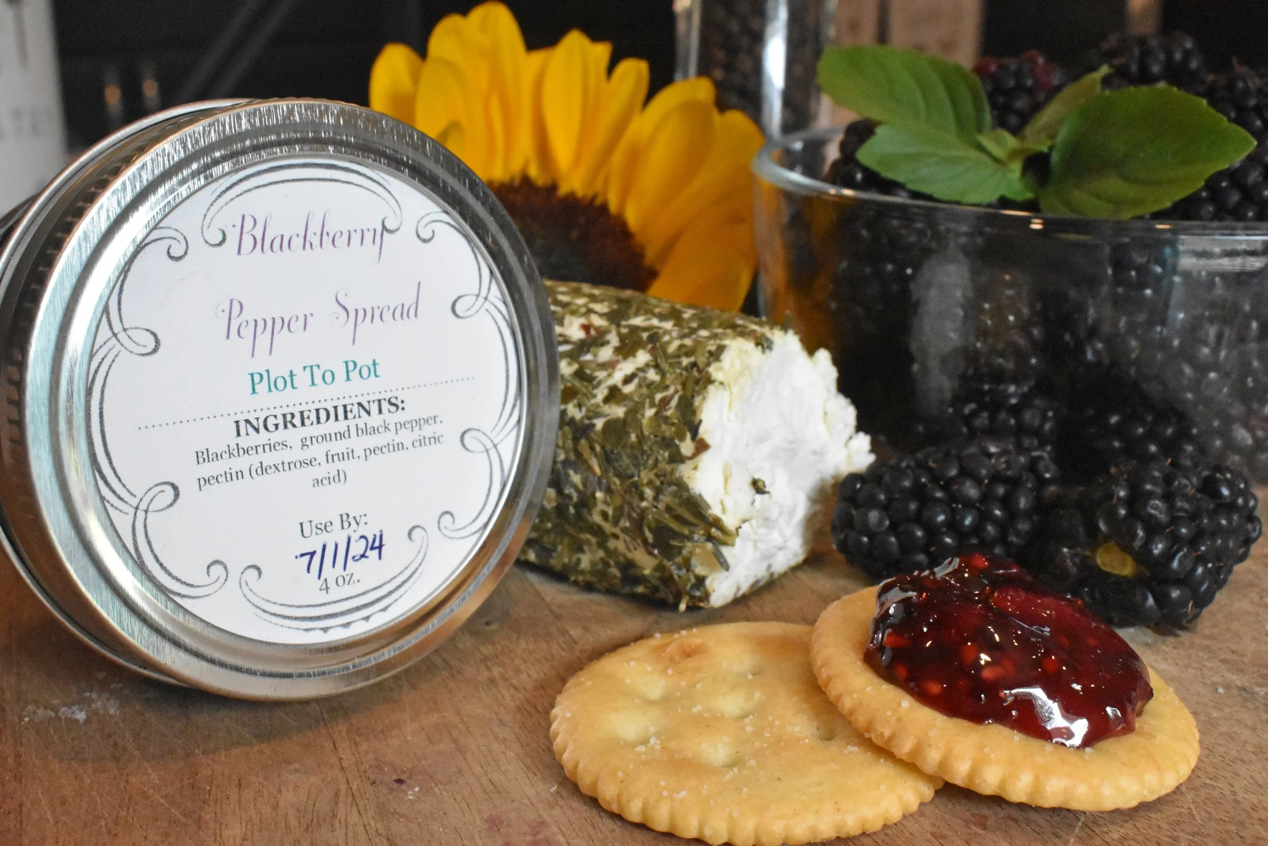 Blackberry Pepper Spread