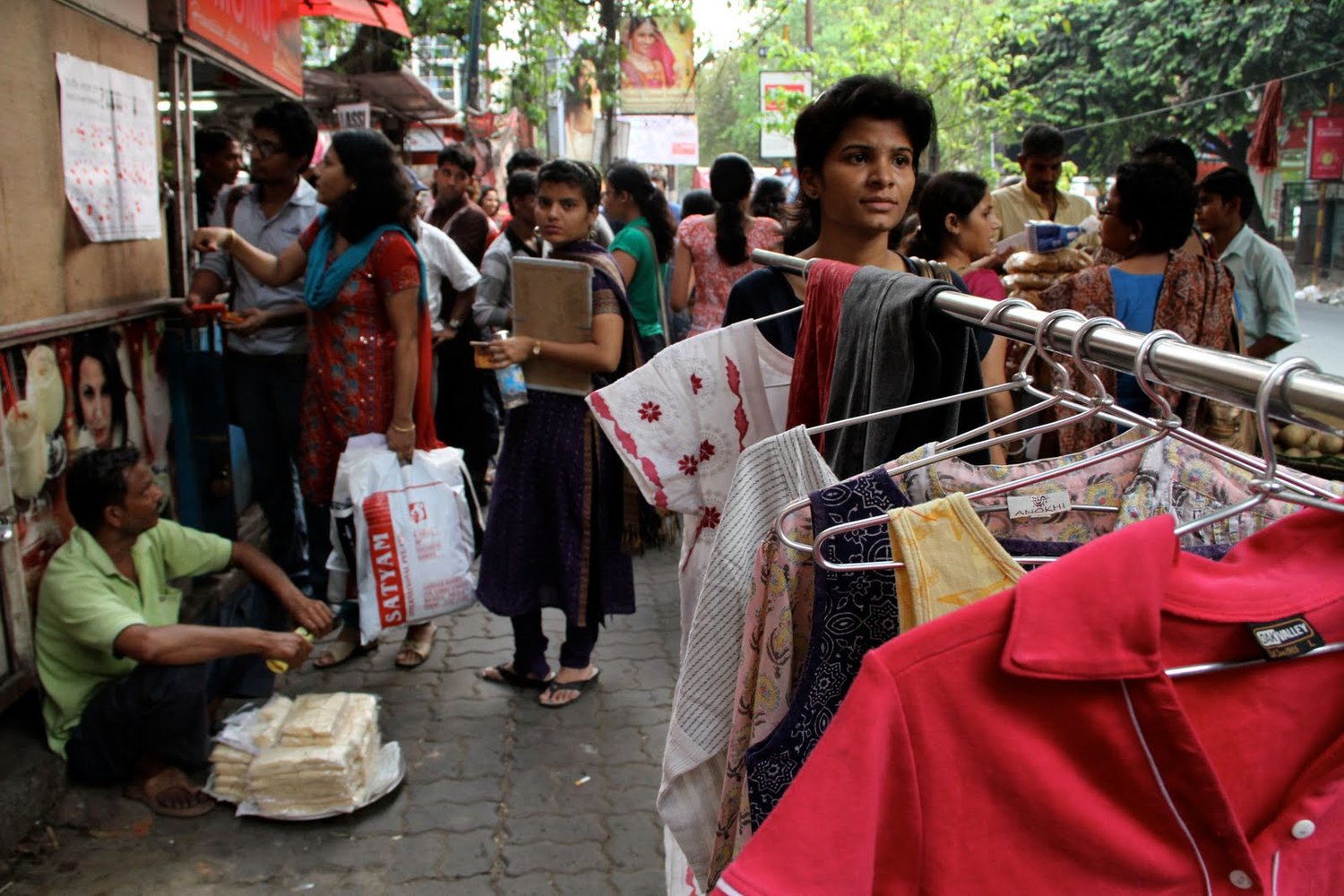  I Never Ask For It, street intervention, Kolkata (2009) Action Hero Priyanka  