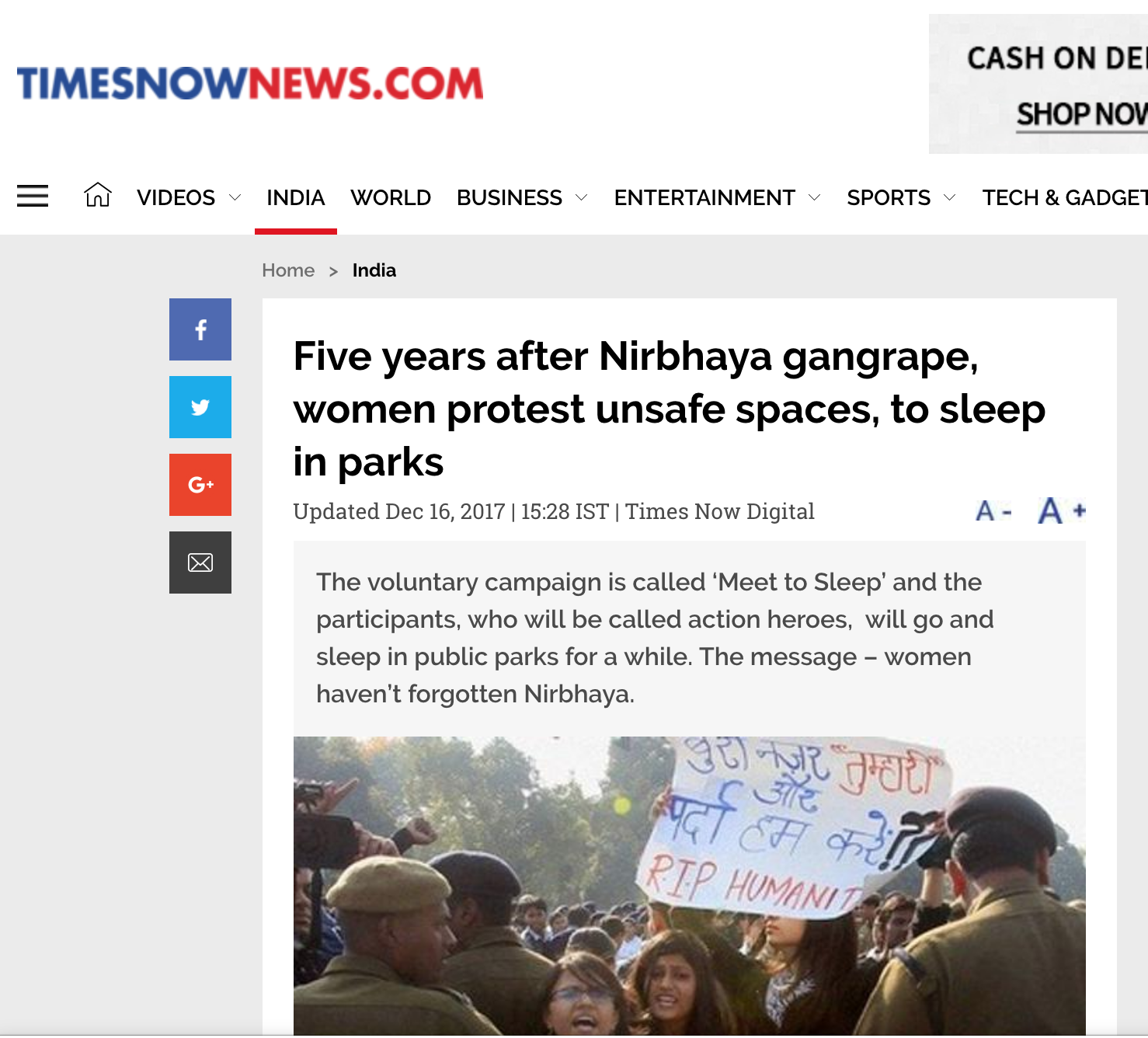 Times Now News, 2017