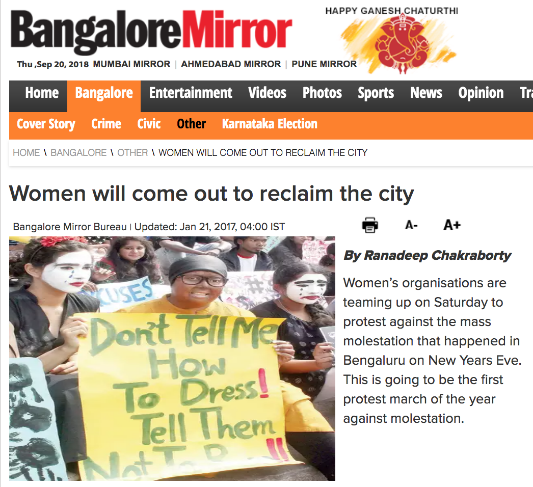 Bangalore Mirror, 2010