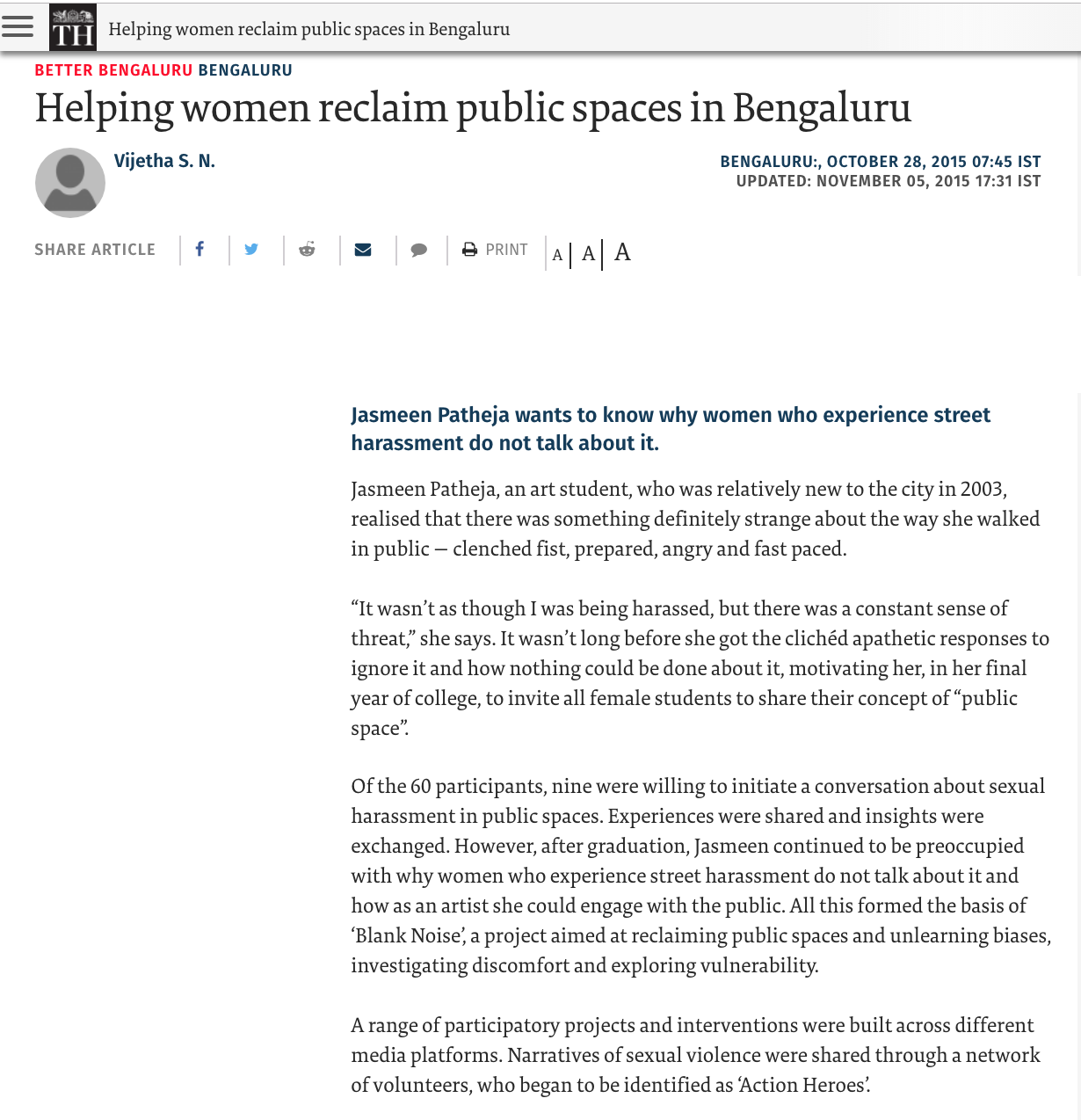 The Hindu, 2015