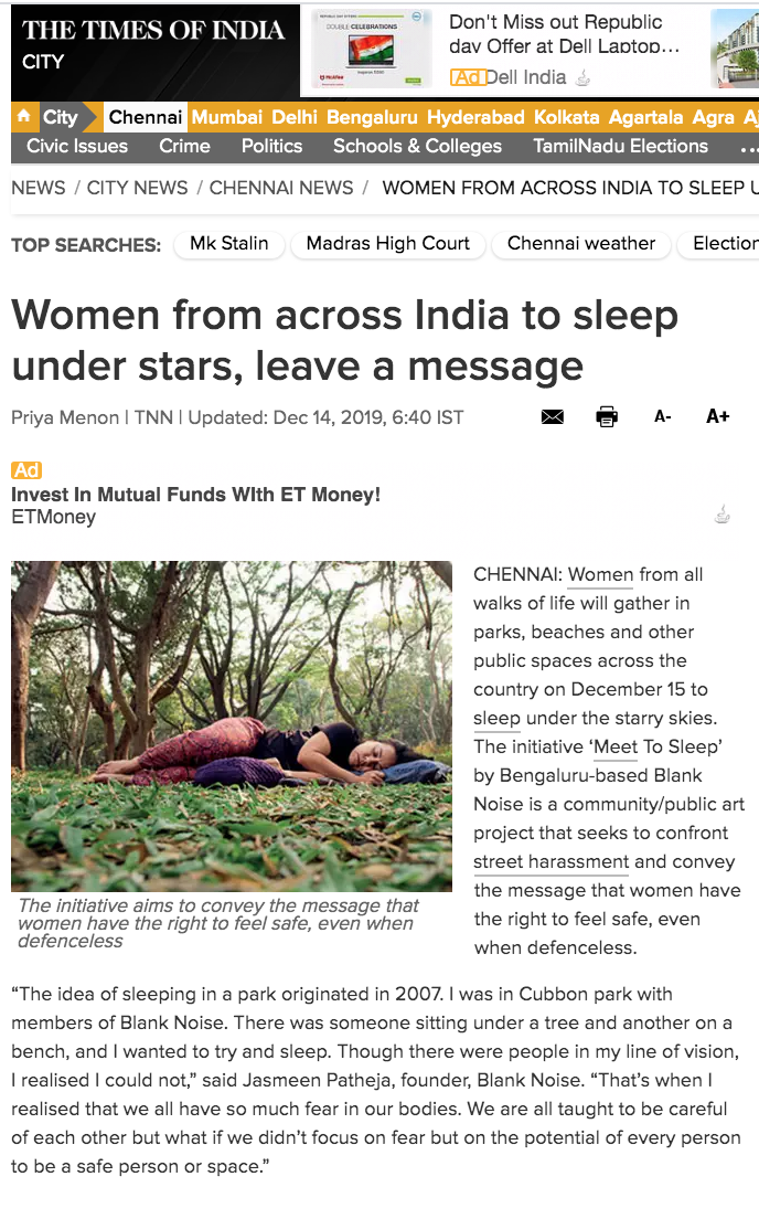 Times Of India, 2019