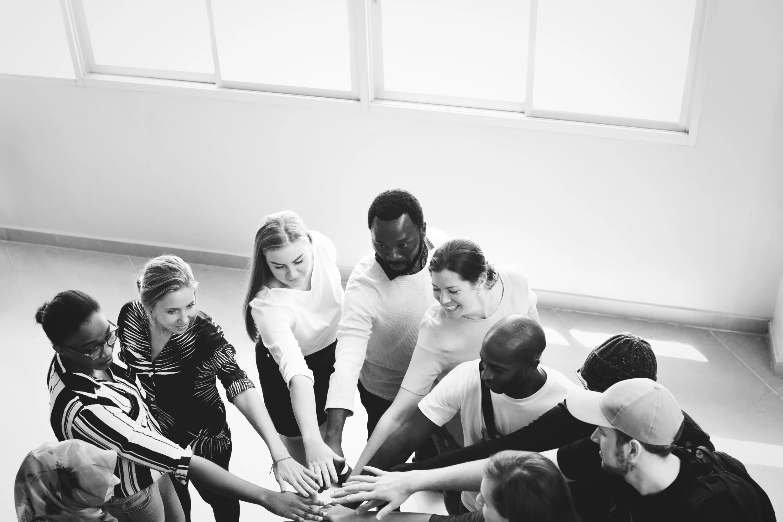 Startup Business People Teamwork Cooperation Hands Together