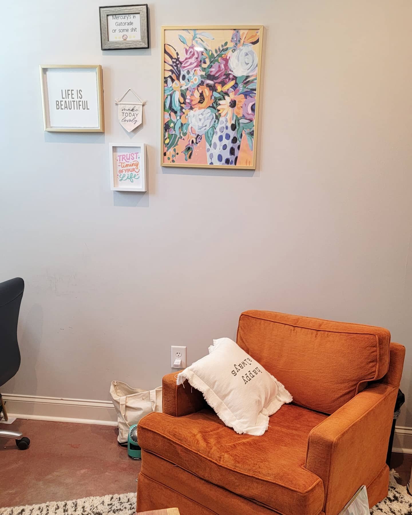I love my cozy office
.
.
.
.
#therapy #therapist #counseling #counselor #mentalhealth #mentalhealthmatters #veterans #mentalhealthawareness #therapistsofinstagram #selfcare #empathy #mindfulness #therapylove #bethanykline_apcncc #communication #insp