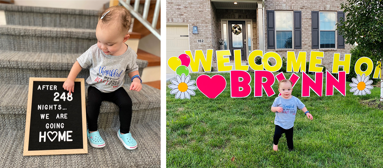 Brynn leaves the hospital and goes home with her new heart after 248 days!