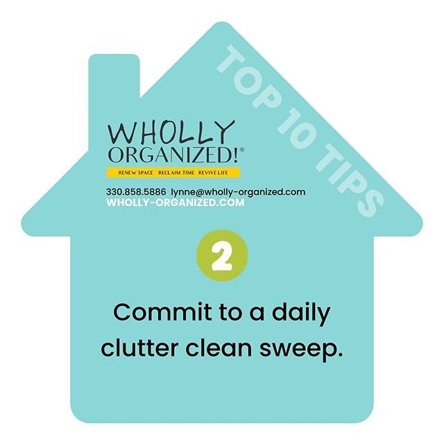 Don&rsquo;t miss tip #2 from Wholly Organized!&reg; #top10tips