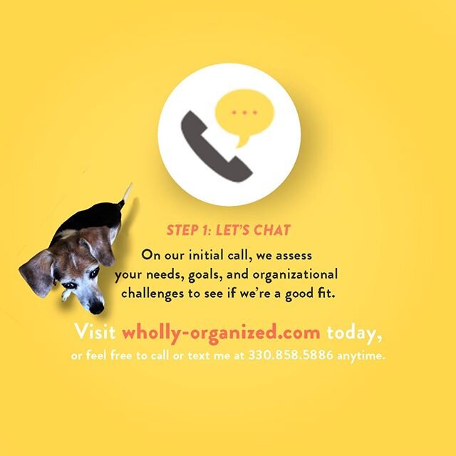 The first step is easy, visit our website anytime at wholly-organized.com! We look forward with connecting with you. #motivationalmollymondays ⚡  Link in bio.
.
.
.
.
#professionalorganizer #organized #whollyorg