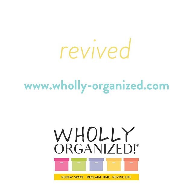 Want to finish that project? Learn how to revive your life and space at wholly-organized.com ✨ Link in bio! 
#professionalorganizer #organization #revivelife #newwebsitelaunch