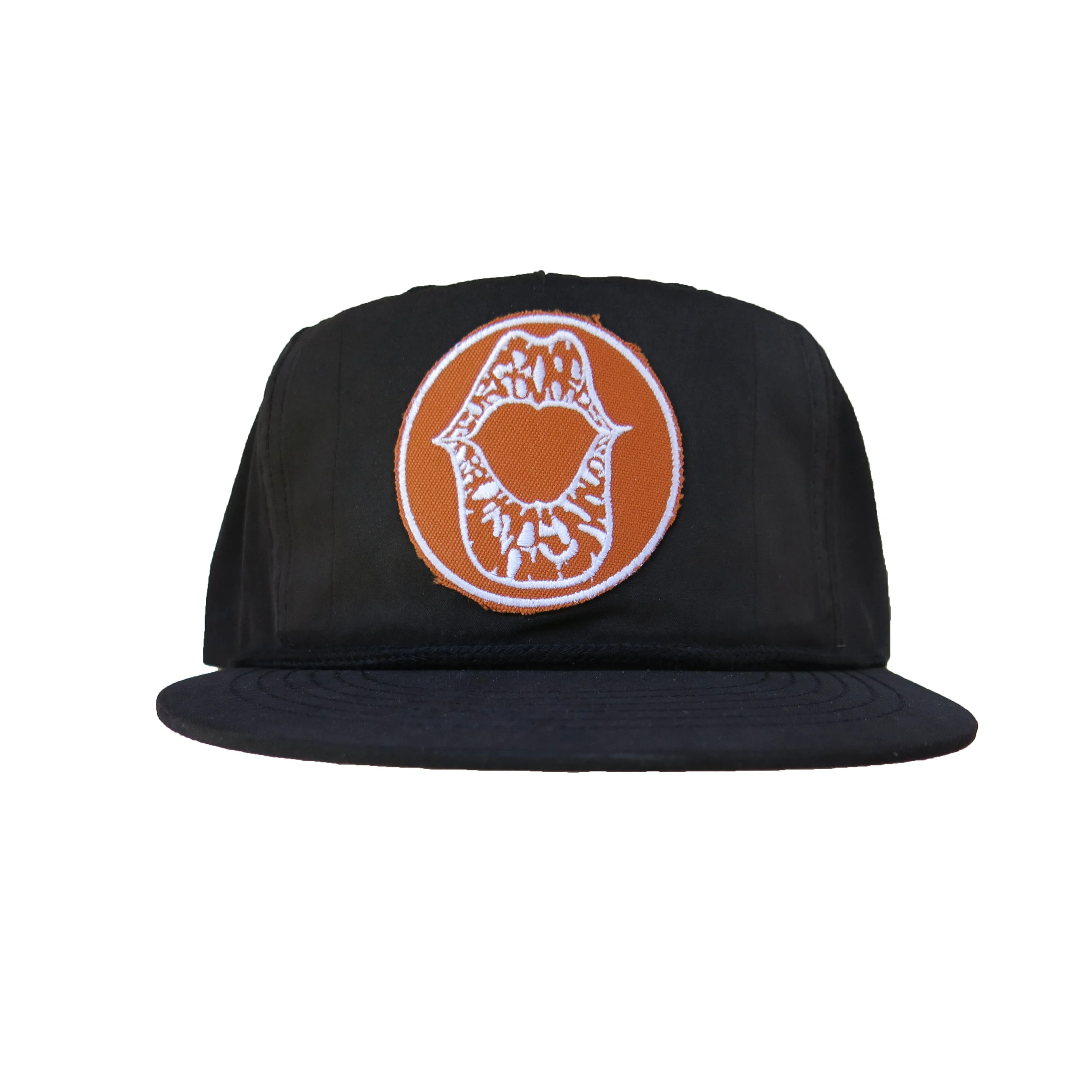 Black Rope Hat x Orange Patch