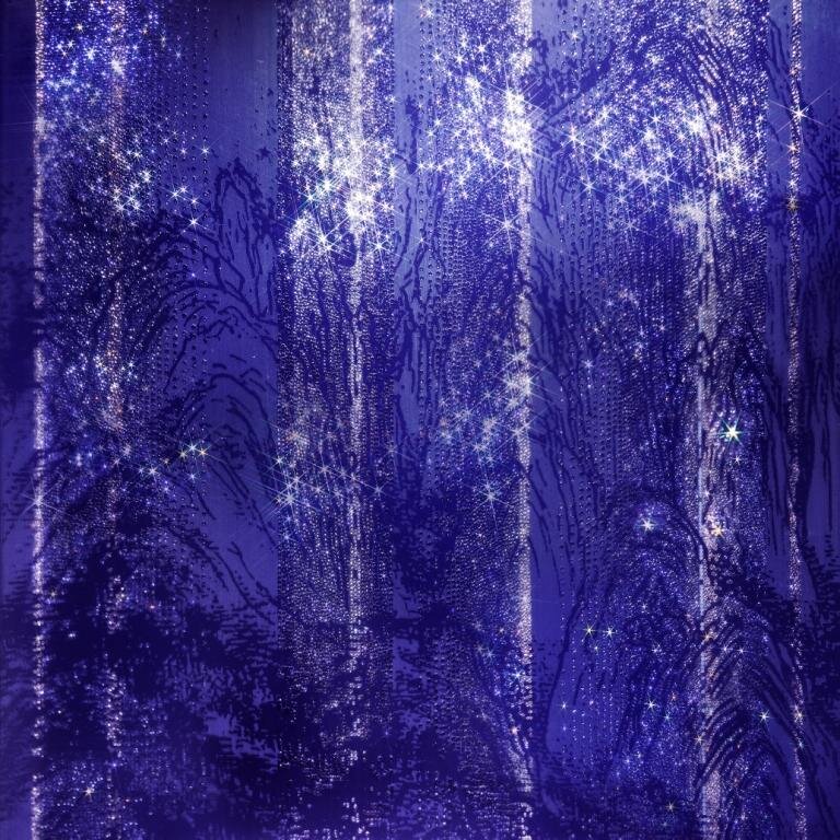 ARTIFICIAL LANDSCAPE- Neo-Geo Vertical Blue3 70 x 70cm Mixed media and Swarovskis cut crystals on canvas 2021 (1).jpg