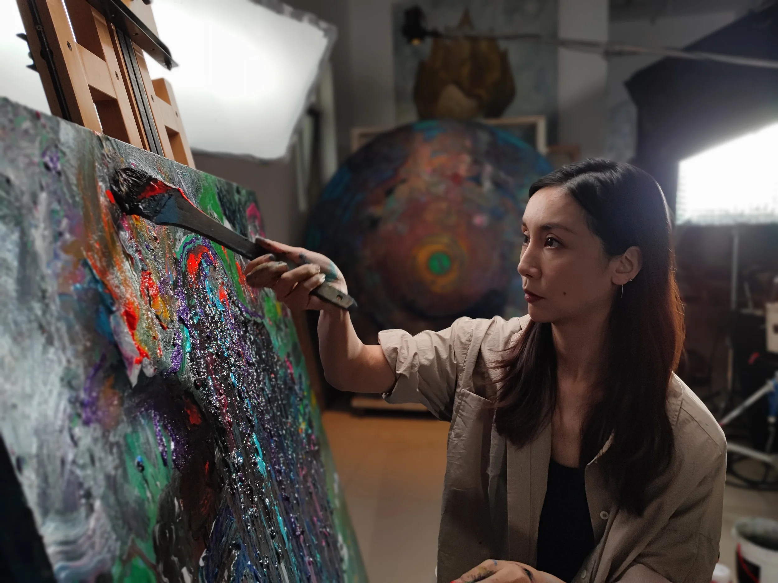 Jiangmiao in her Studio.jpg
