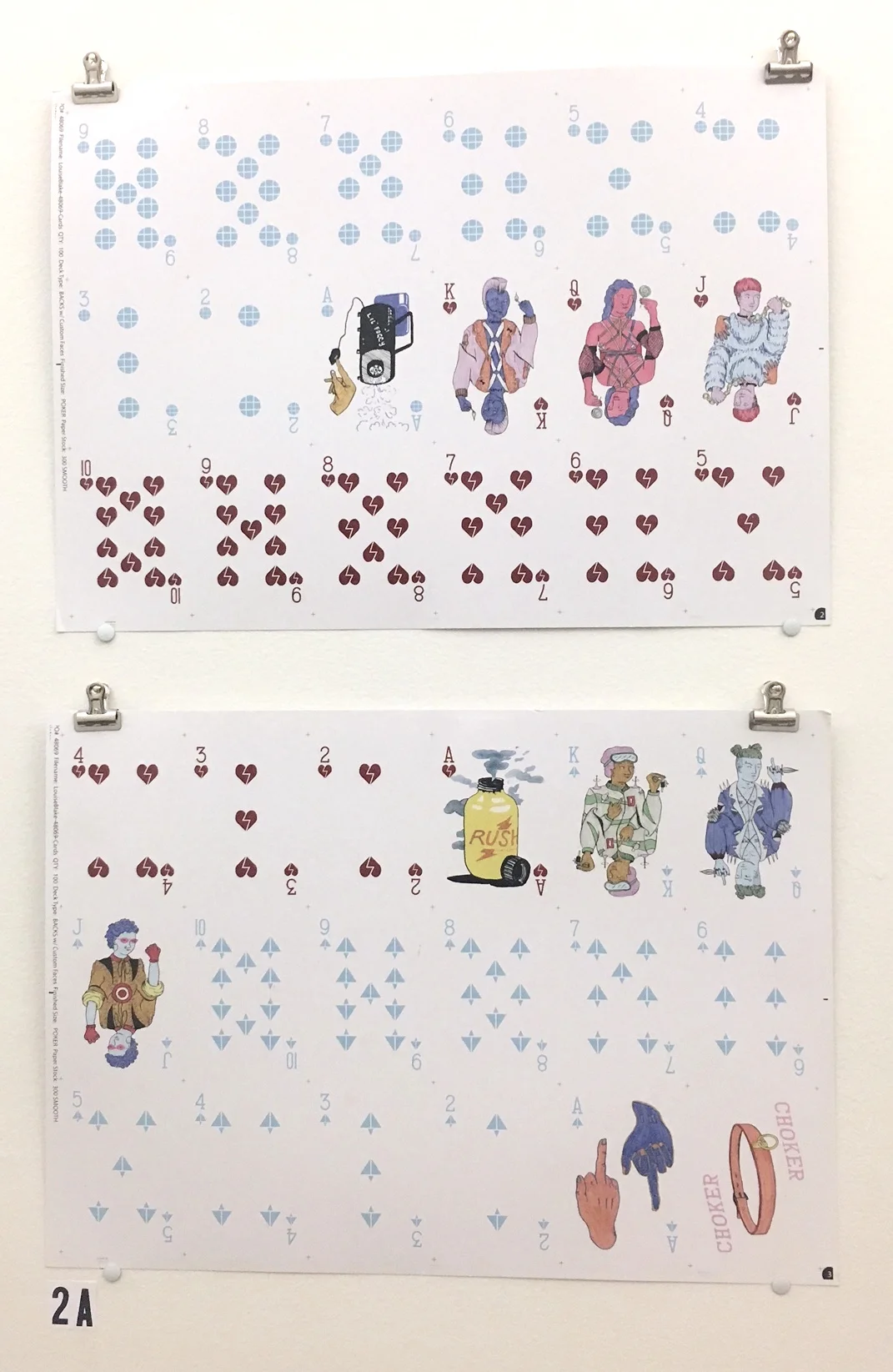 DECK OUT Playing Card Flash Sheets by Louise Croff Blake | NFS